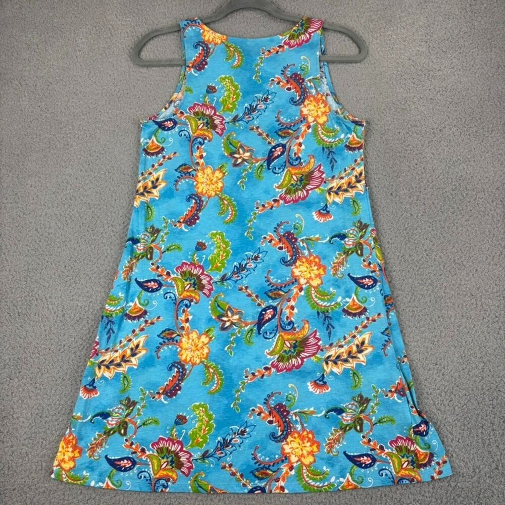 Ralph Lauren Dress XS Paisley Beachy Coastal Resort Cruise Dopamine Colorful LRL - Picture 9 of 11